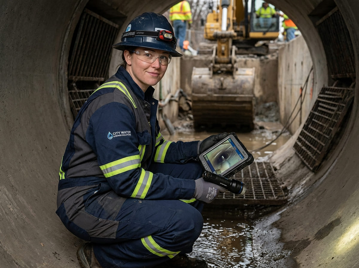 Sewer Line Inspection & Replacement in Center